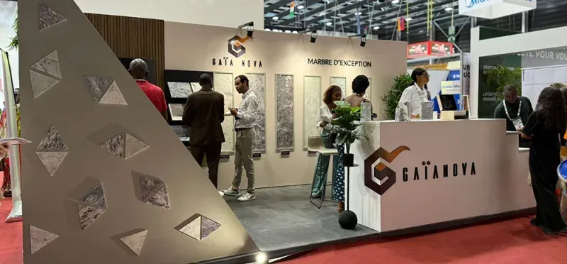 Stand GaiaNova ARCHIBAT - Salon architecture Abidjan