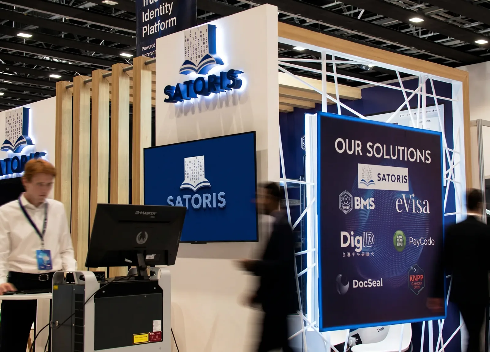 Stand SATORIS - Plateforme d'identite de confiance — SATORIS — Tech — Abidjan, Cote d'Ivoire — vue 3