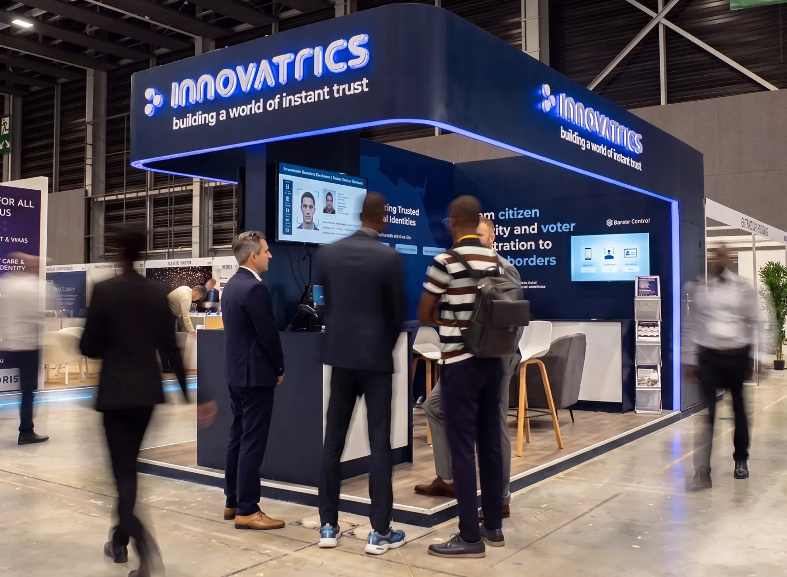Stand Innovatrics - Plateforme d'identite et biometrie