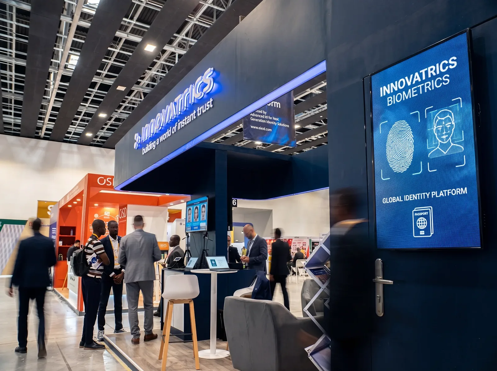 Stand Innovatrics - Plateforme d'identite et biometrie — Innovatrics — Tech — Abidjan, Cote d'Ivoire — vue 2