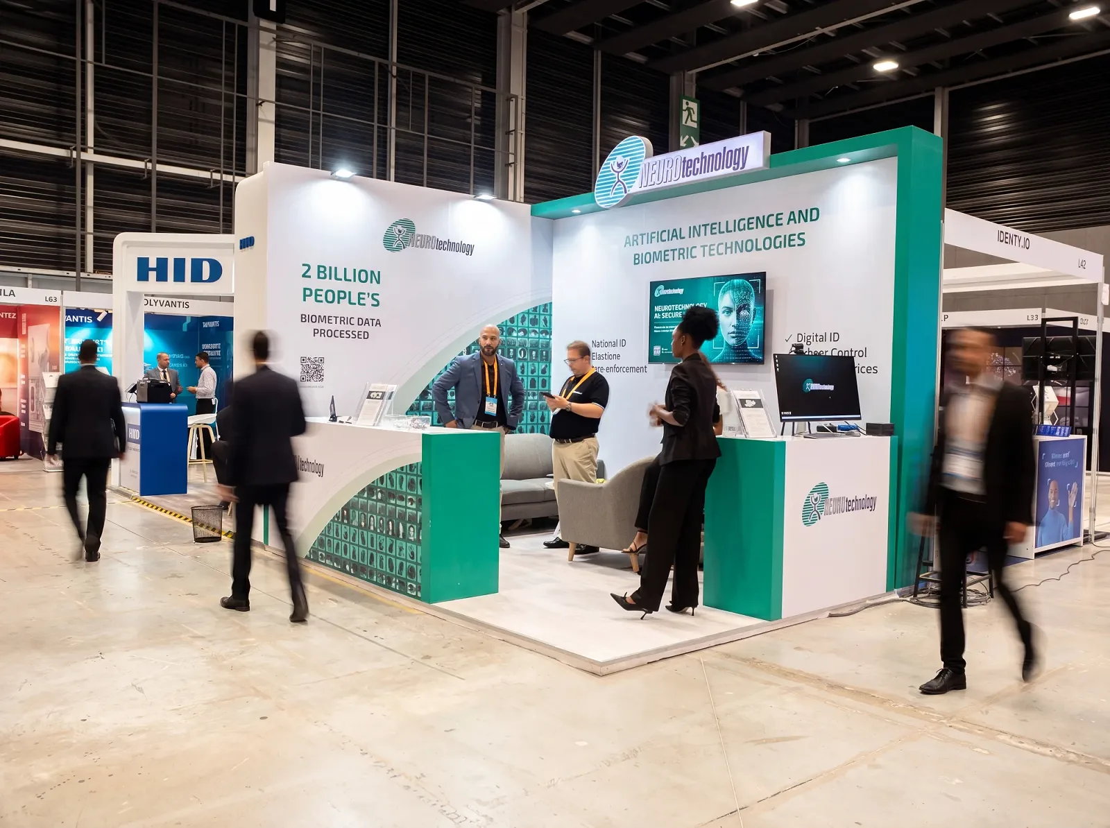 Stand Neurotechnology - IA et technologies biometriques — Neurotechnology — Tech — Abidjan, Cote d'Ivoire — vue 2